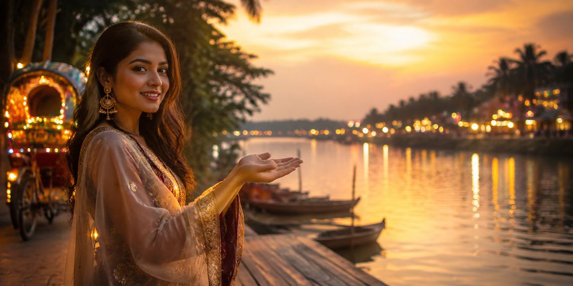 ঢাকার বিনোদন ক্যাসিনো রিকশা মঞ্চের চিত্র
